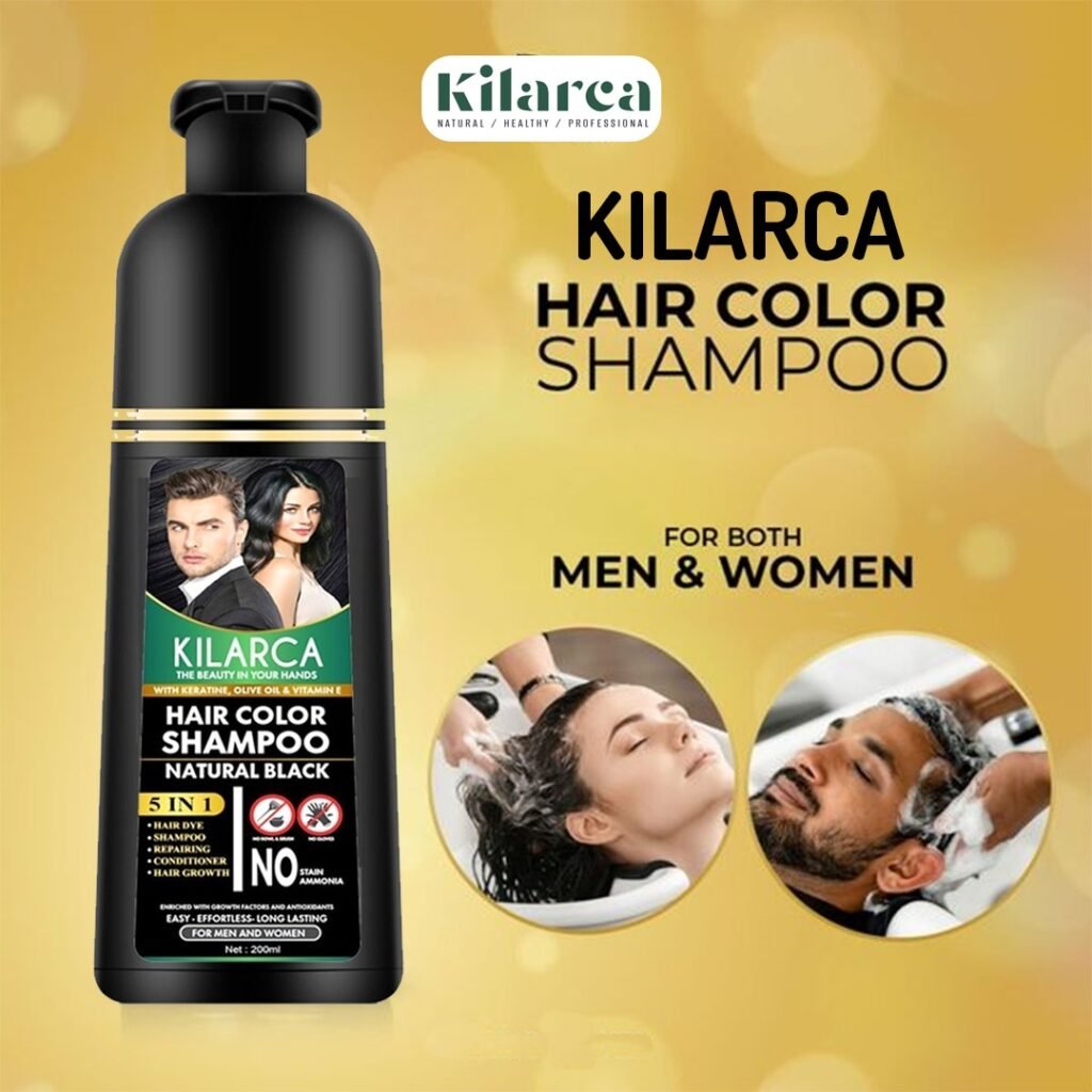 Kilarca 5 in 1 hair color shampoo